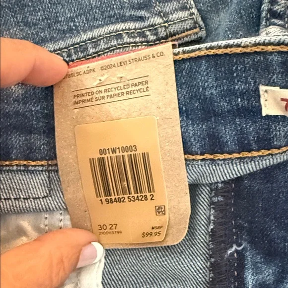 NWT LEVIS 725 kick bootcut Jeans - Picture 4 of 6